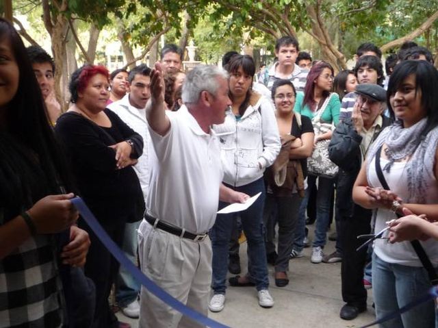 Inauguración de muestra plástica en el Instituto Tecnológico de Celaya